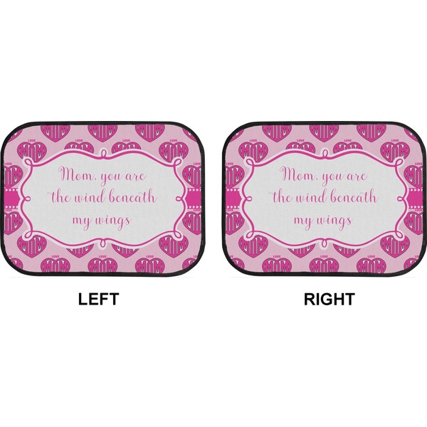 Love You Mom Car Floor Mats (Back Seat) (Approval)