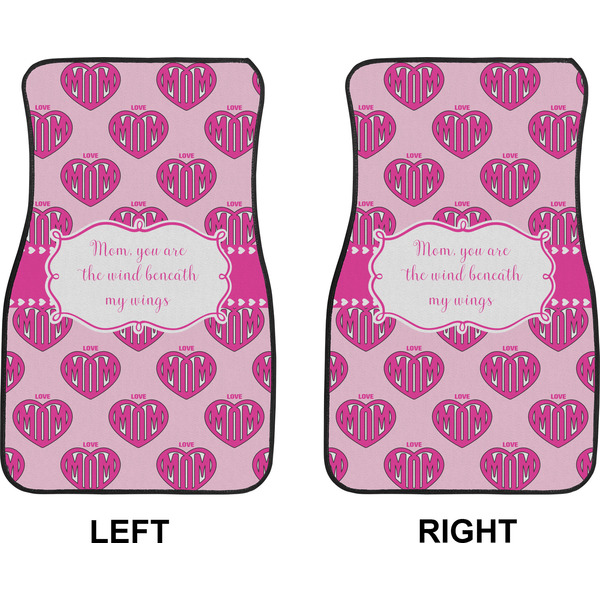 Love You Mom Car Mat Front - Approval
