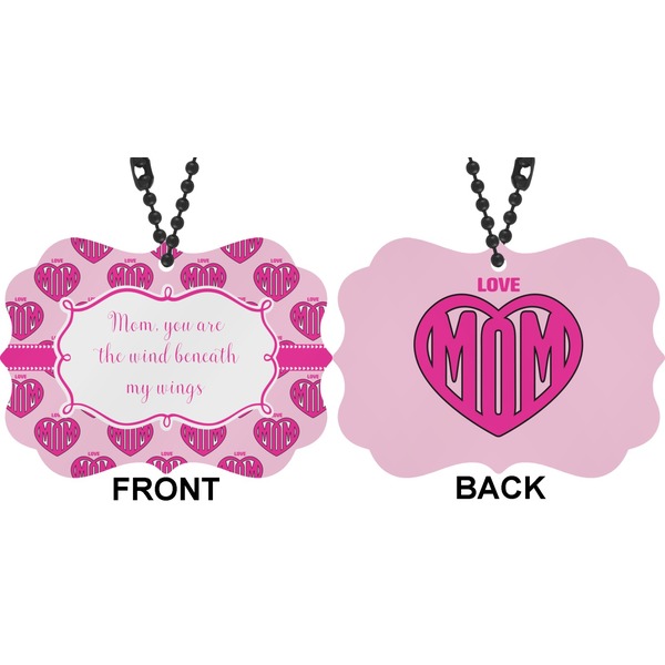 Love You Mom Car Ornament (Approval)