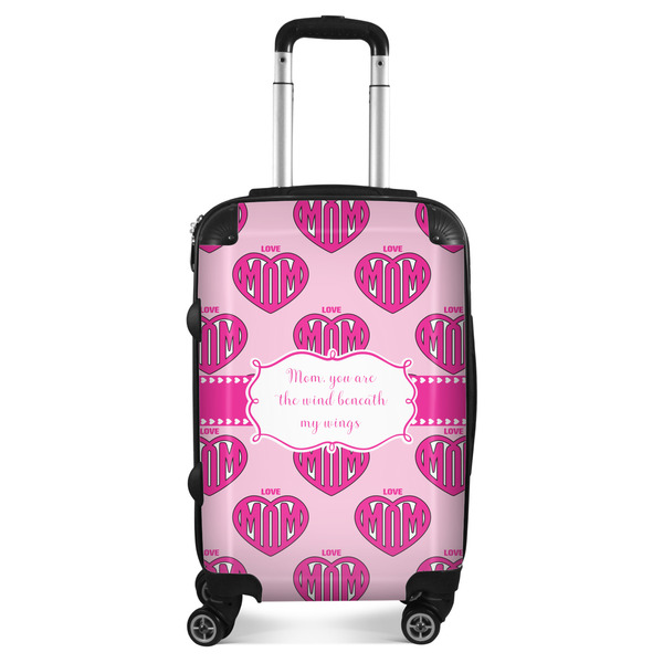 Custom Love You Mom Suitcase - 20" Carry On