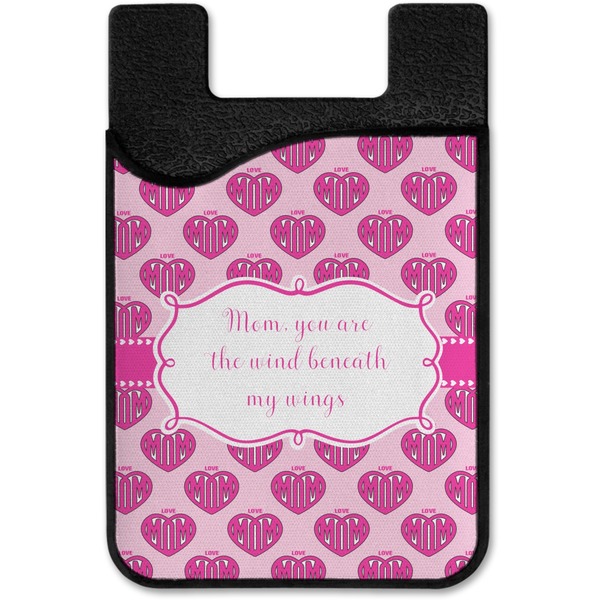 Love You Mom Cell Phone Credit Card Holder