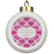 Love You Mom Ceramic Ball Ornament