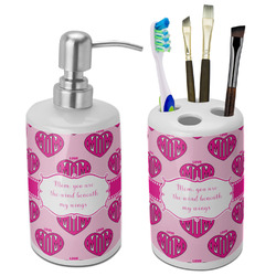 Love You Mom Ceramic Bathroom Accessories Set