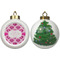 Love You Mom Ceramic Christmas Ornament - X-Mas Tree (APPROVAL)