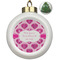 Love You Mom Ceramic Ball Ornament - Christmas Tree