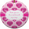 Love You Mom Round Ceramic Ornament