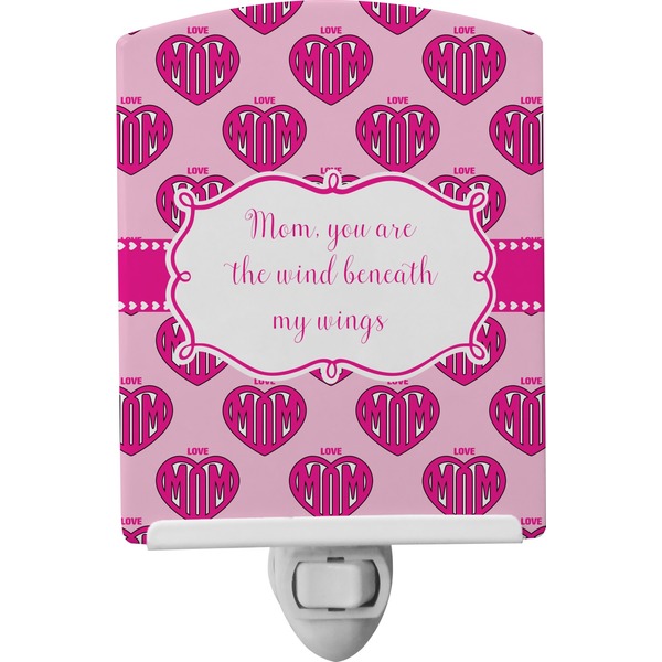 Custom Love You Mom Ceramic Night Light