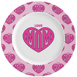 Love You Mom Ceramic Dinner Plates (Set of 4)