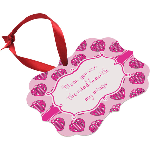 Love You Mom Christmas Ornament