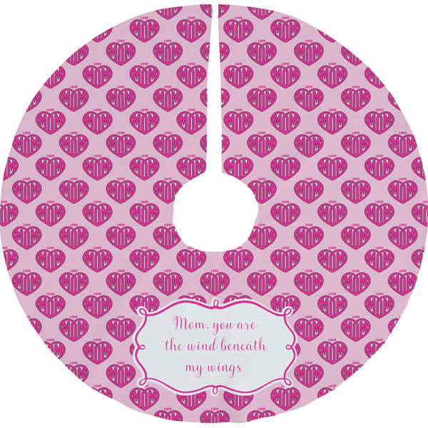Custom Love You Mom Tree Skirt