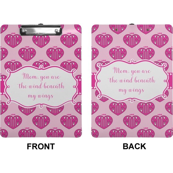 Love You Mom Clipboard (Letter) (Front + Back)