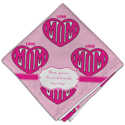 Love You Mom Cloth Dinner Napkin - Single