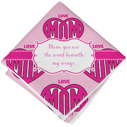 Love You Mom Cloth Cocktail Napkin - Single