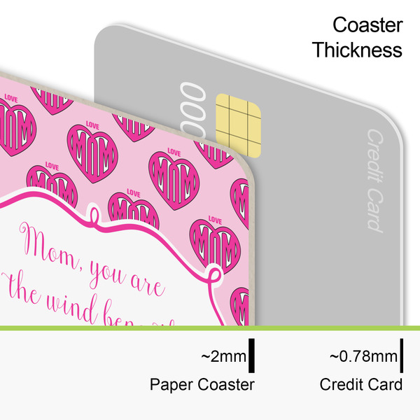 Love You Mom Coaster Thickness