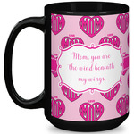 Love You Mom 15 Oz Coffee Mug - Black