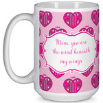 Love You Mom 15 Oz Coffee Mug - White
