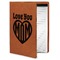 Love You Mom Leatherette Portfolio with Notepad - Small - Single Sided