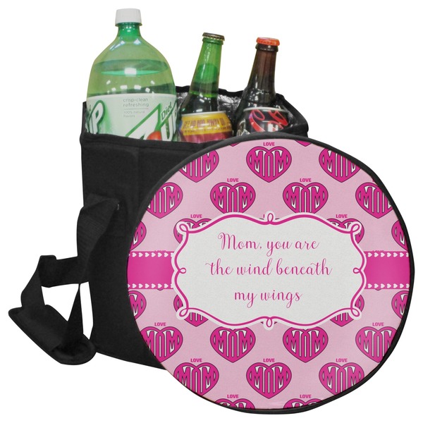 Custom Love You Mom Collapsible Cooler & Seat