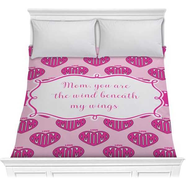 Custom Love You Mom Comforter - Full / Queen