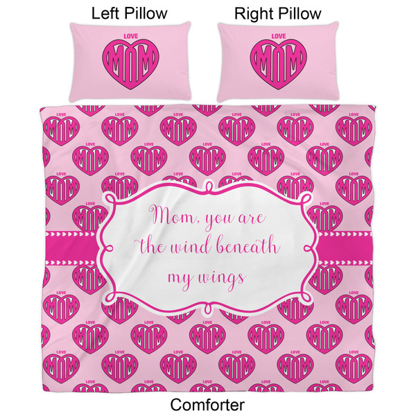 Love You Mom Comforter Set - King - Approval