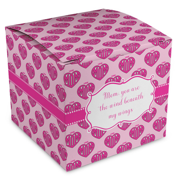 Custom Love You Mom Cube Favor Gift Boxes