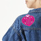 Love You Mom Twill Iron On Patch - Custom Shape - Large