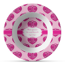 Love You Mom Plastic Bowl - Microwave Safe - Composite Polymer