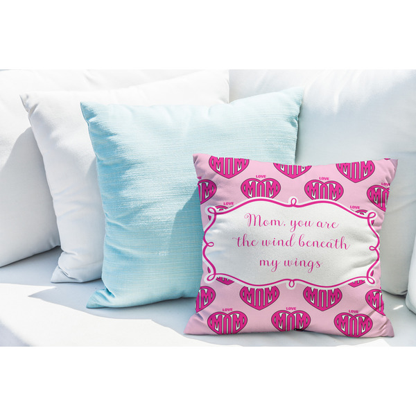 Love You Mom Decorative Pillow Case - LIFESTYLE 2