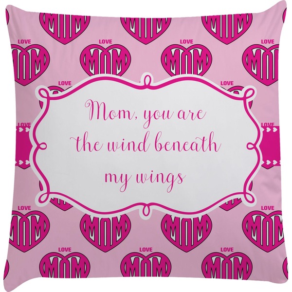 Custom Love You Mom Decorative Pillow Case