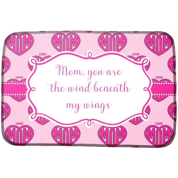 Custom Love You Mom Dish Drying Mat