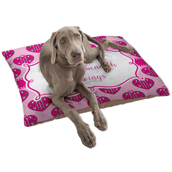 Custom Love You Mom Dog Bed - Large