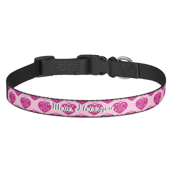 Custom Love You Mom Dog Collar