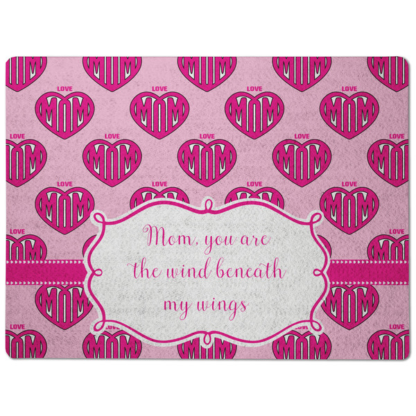 Love You Mom Dog Food Mat - Medium without bowls