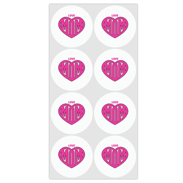 Love You Mom Drink Topper - Medium - Set of 12