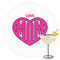 Love You Mom Printed Drink Topper - 3.5"