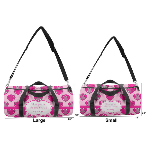 Love You Mom Duffle Bag Small and Large