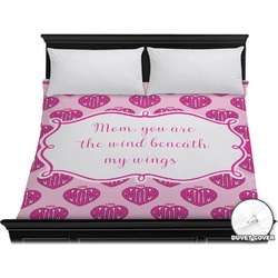 Love You Mom Duvet Cover - King