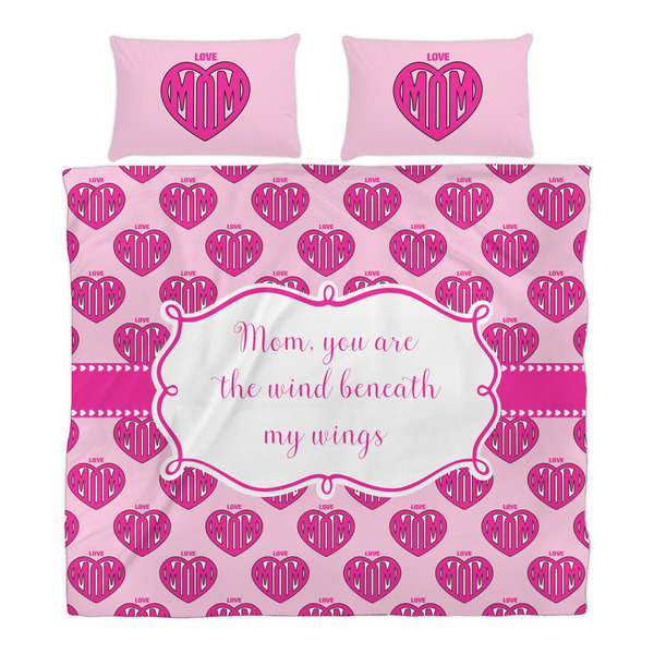 Love You Mom Duvet Cover Set - King - Alt Approval