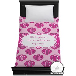 Love You Mom Duvet Cover - Twin