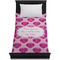 Love You Mom Duvet Cover - Twin - On Bed - No Prop