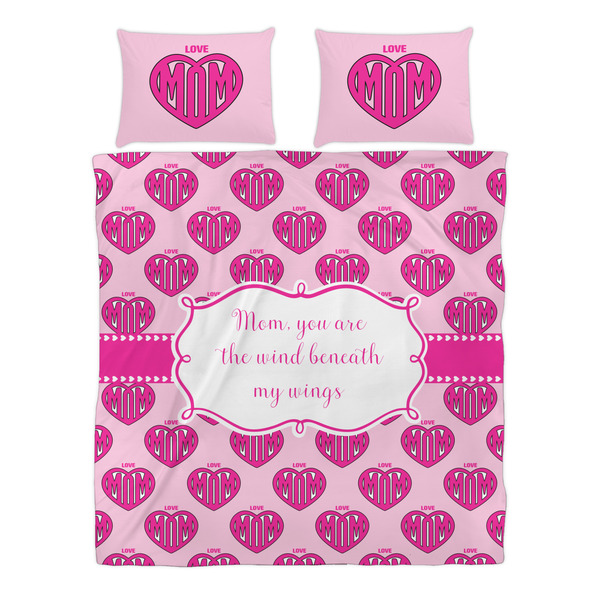 Love You Mom Duvet cover Set - Queen - Alt Approval