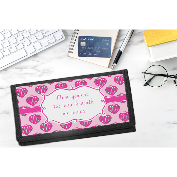 Love You Mom DyeTrans Checkbook Cover - LIFESTYLE