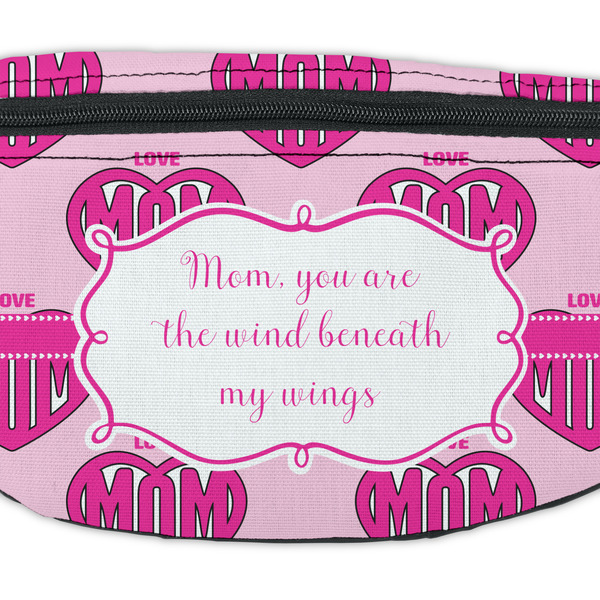 Love You Mom Fanny Pack - Closeup