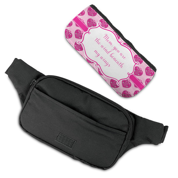 Love You Mom Fanny Packs - FLAT (flap off)
