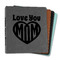 Love You Mom Leather Binders - 1" - Color Options
