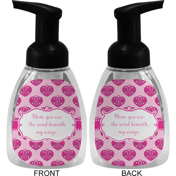 Love You Mom Foam Soap Bottle (Front & Back)