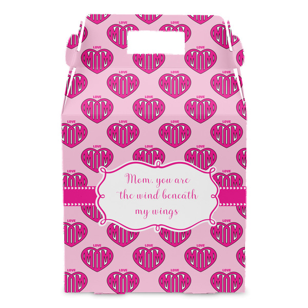 Love You Mom Gable Favor Box - Front