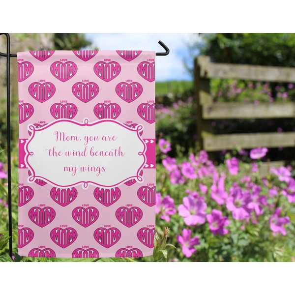 Love You Mom Garden Flag - Outside In Flowers
