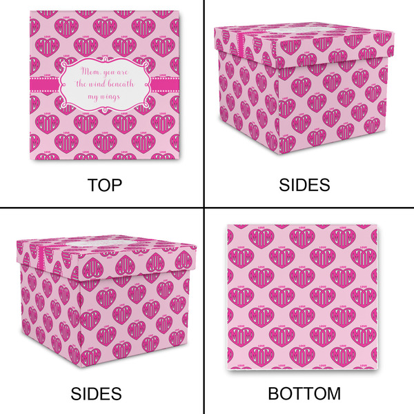 Love You Mom Gift Boxes with Lid - Canvas Wrapped - Medium - Approval