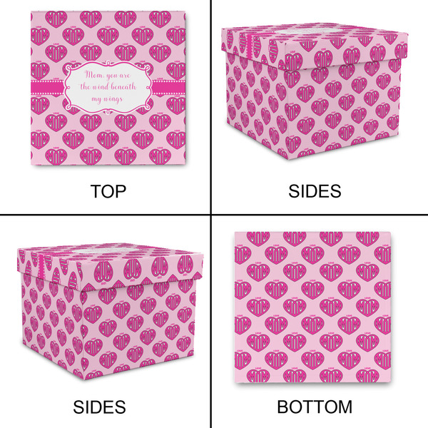 Love You Mom Gift Boxes with Lid - Canvas Wrapped - X-Large - Approval
